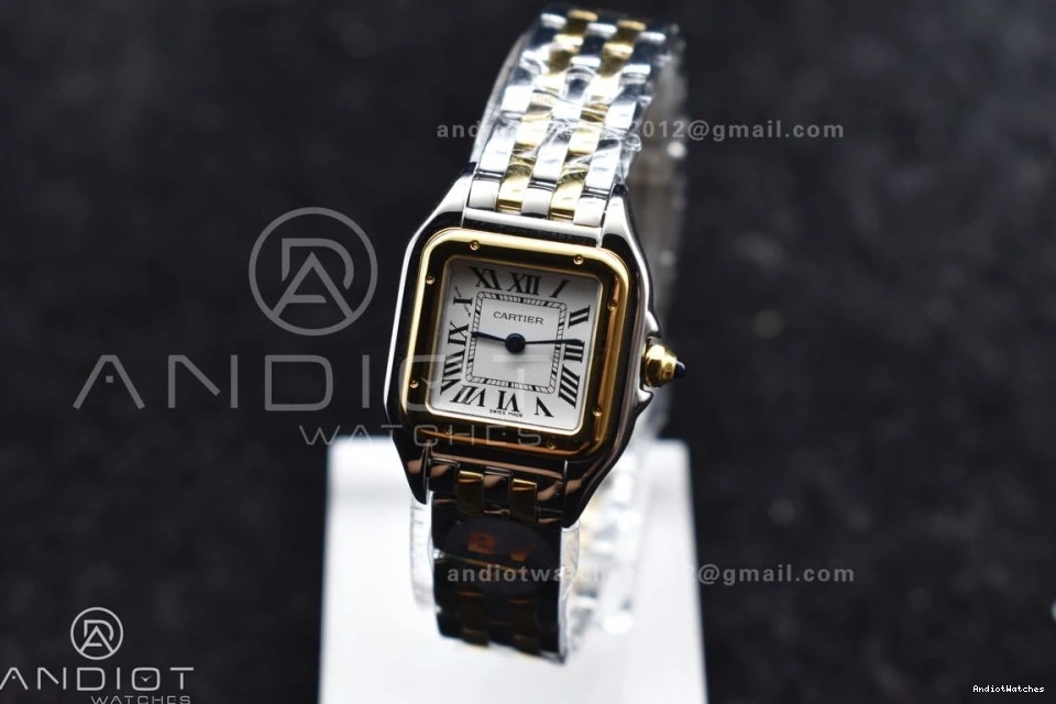 YG 22mm YG 1:1 Edition Bracelet Dial SS SS Ronda White 1002 Best Panthère UrbanChic on BVF Quartz 1208